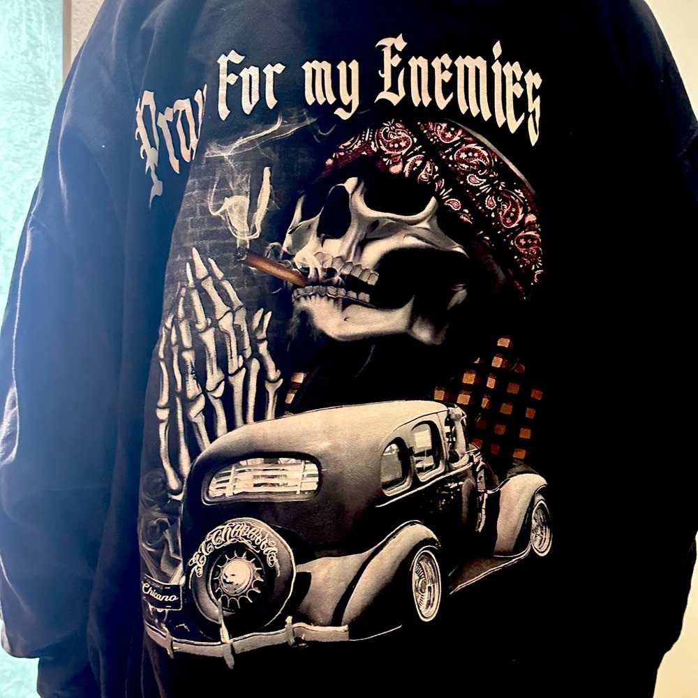 Pray for me Chicano low rider hoodie brand new condition